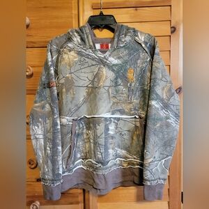 Womens She Outdoor Camo Hoodie Pullover Size Small